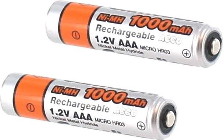 Actual product image AGI 20739 - Battery - Siemens - GIGASET E49H - Orange - White - Nickel Metal Hydride (NiM