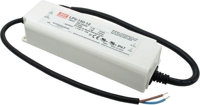 Image du produit MeanWell IMPUL POWER SUPPLY LED 150W 12V 10A IP67 (19.10 cm)