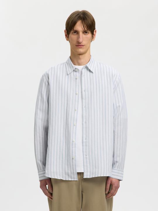 Actual product image Selected Regular Fit Bluse aus Leinengemisch (XL)