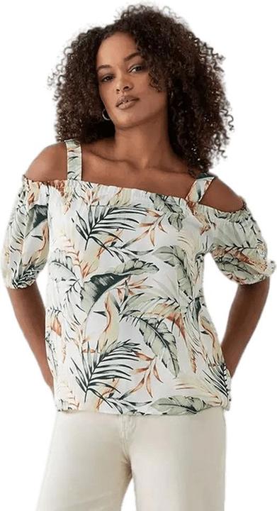 Produktbild Dorothy Perkins Tropical Krawattenschulter Bardot Top (40)