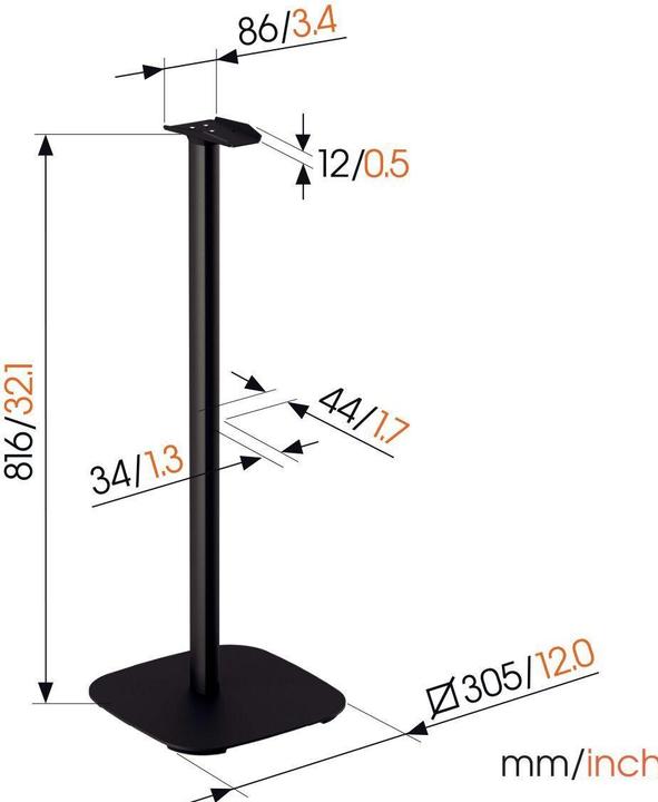 Actual product image Vogels SFS 4133 for Sonos Era 300 (1 pcs., Stand, Not movable)