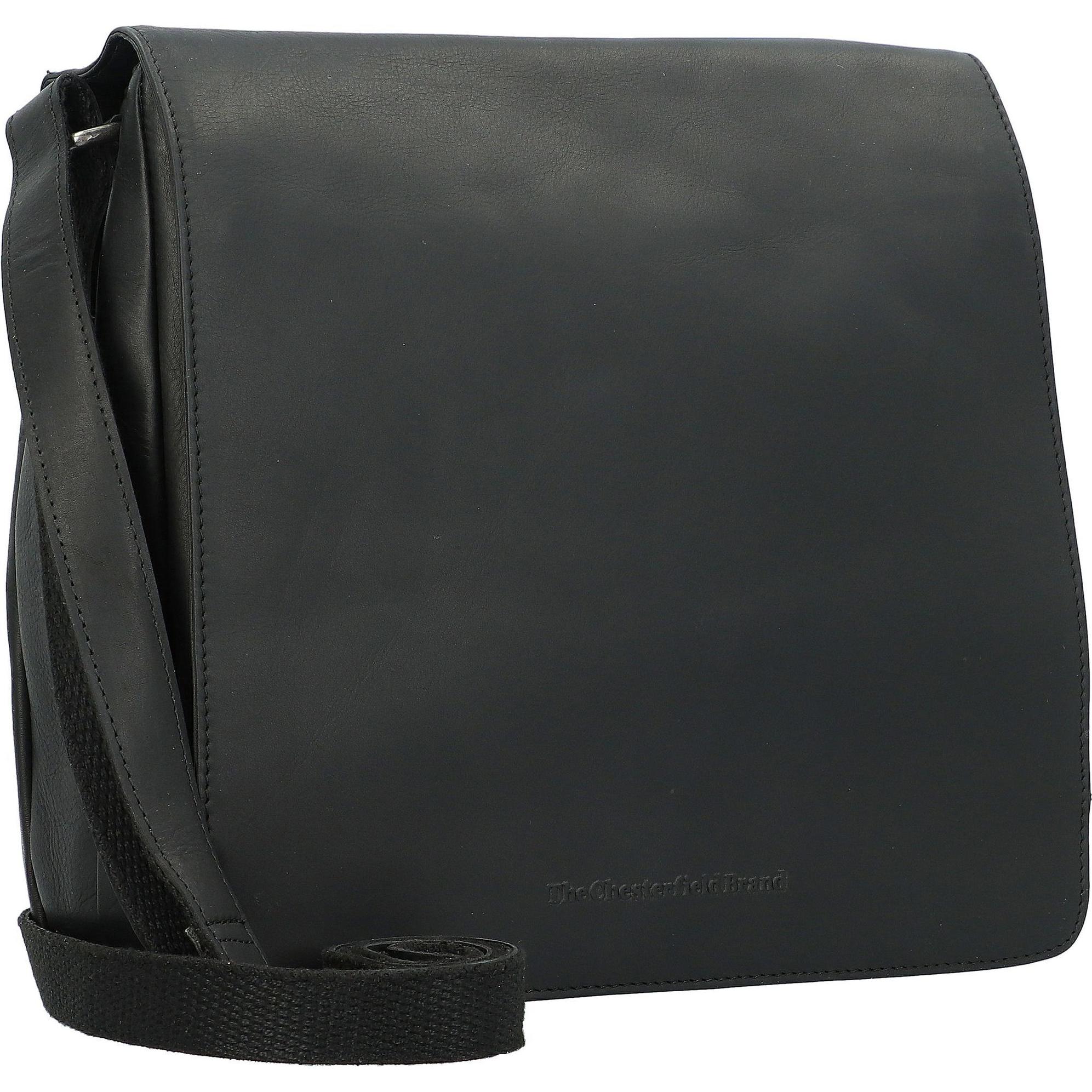 Thumbnail - The Chesterfield Brand, Handtasche, Wax Pull Up Umhängetasche Leder 27 cm, Schwarz