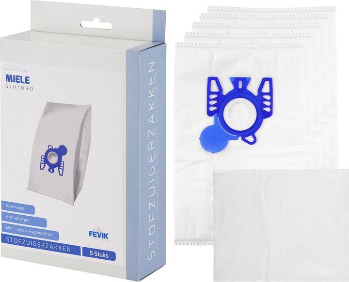 Image du produit Alternativ 5 Staubsaugerbeutel passend zu Miele G/N Farbe blau 09153500 9917730 (5x)