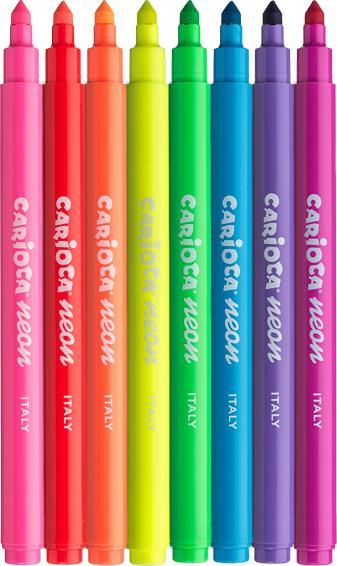 Image du produit Carioca Feutre de coloriage Neon (8x)