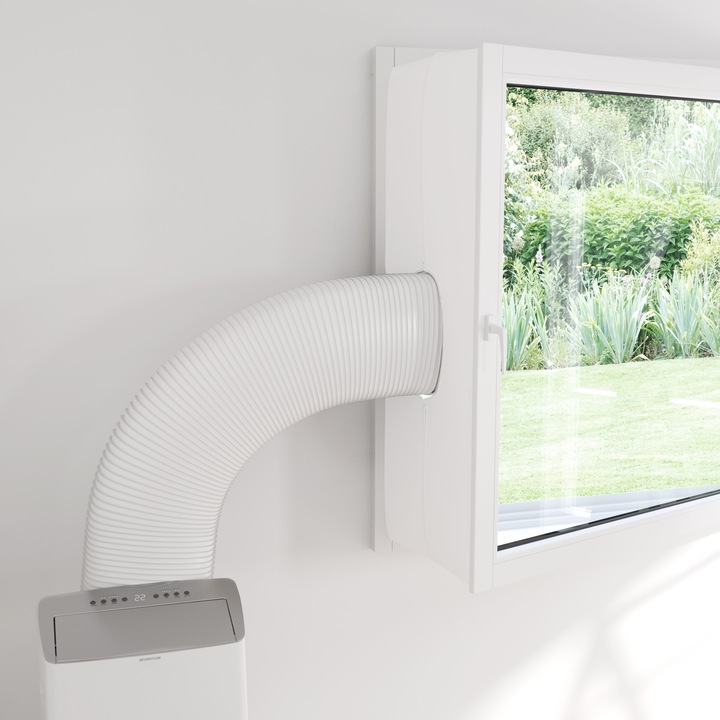 Produktbild Inventum AC127WSET - Mobiele airco - 3-in-1 functie - 8,8 m groot bereik - Wit (12000 BTU/h)