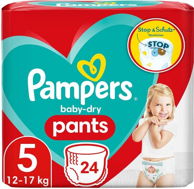 Actual product image Pampers Baby-Dry Pants (Size 5, Half month box, 24 Piece)