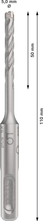 Produktbild Bosch Zubehör Pro SDS plus-5X (5 Millimeter, 5 mm, 5.0 Millimeter)