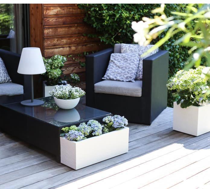 Produktbild EDA Plastiques Planter EDA Graphit Up Rectangular (30 cm)