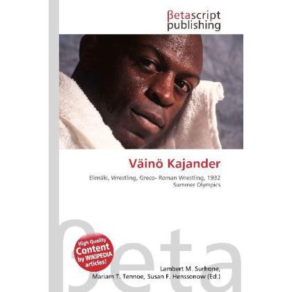Väinö Kajander, Ratgeber