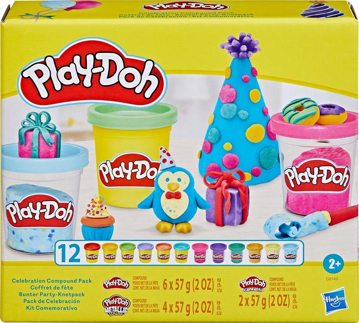 Actual product image Play-Doh HAS PD Celebration compound pack, 12 pcs