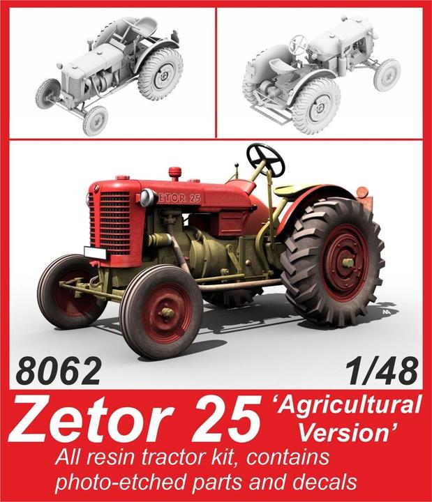 Image du produit CMK Zetor 25 'Version agricole' 1/48