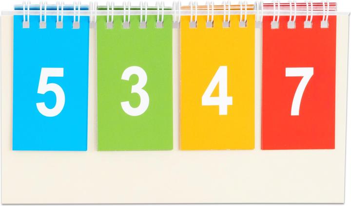 Actual product image Betzold Decimal flip thousands - for students (8 - 12 years)