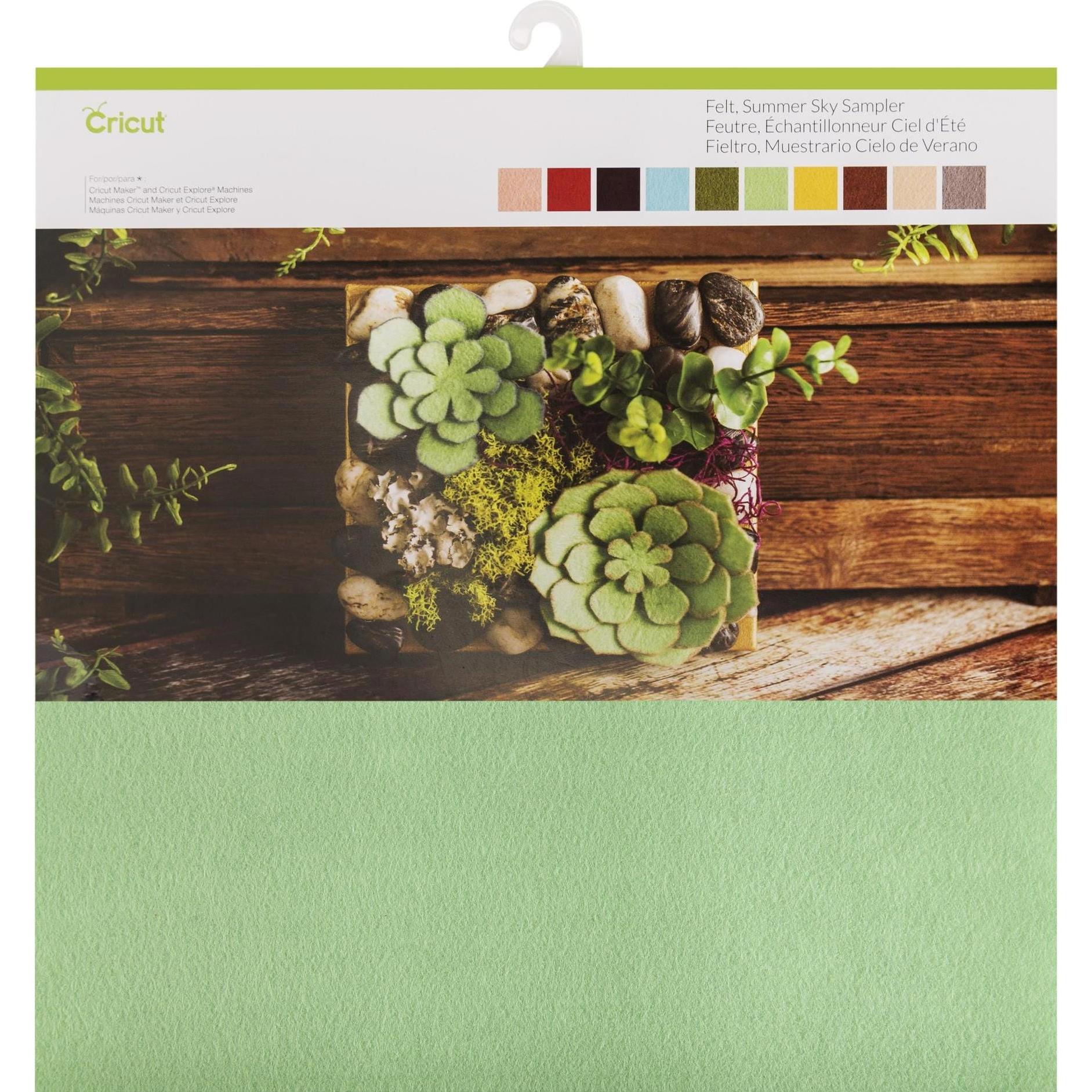 Cricut Bastelfilz Musterpack Summer Sky
