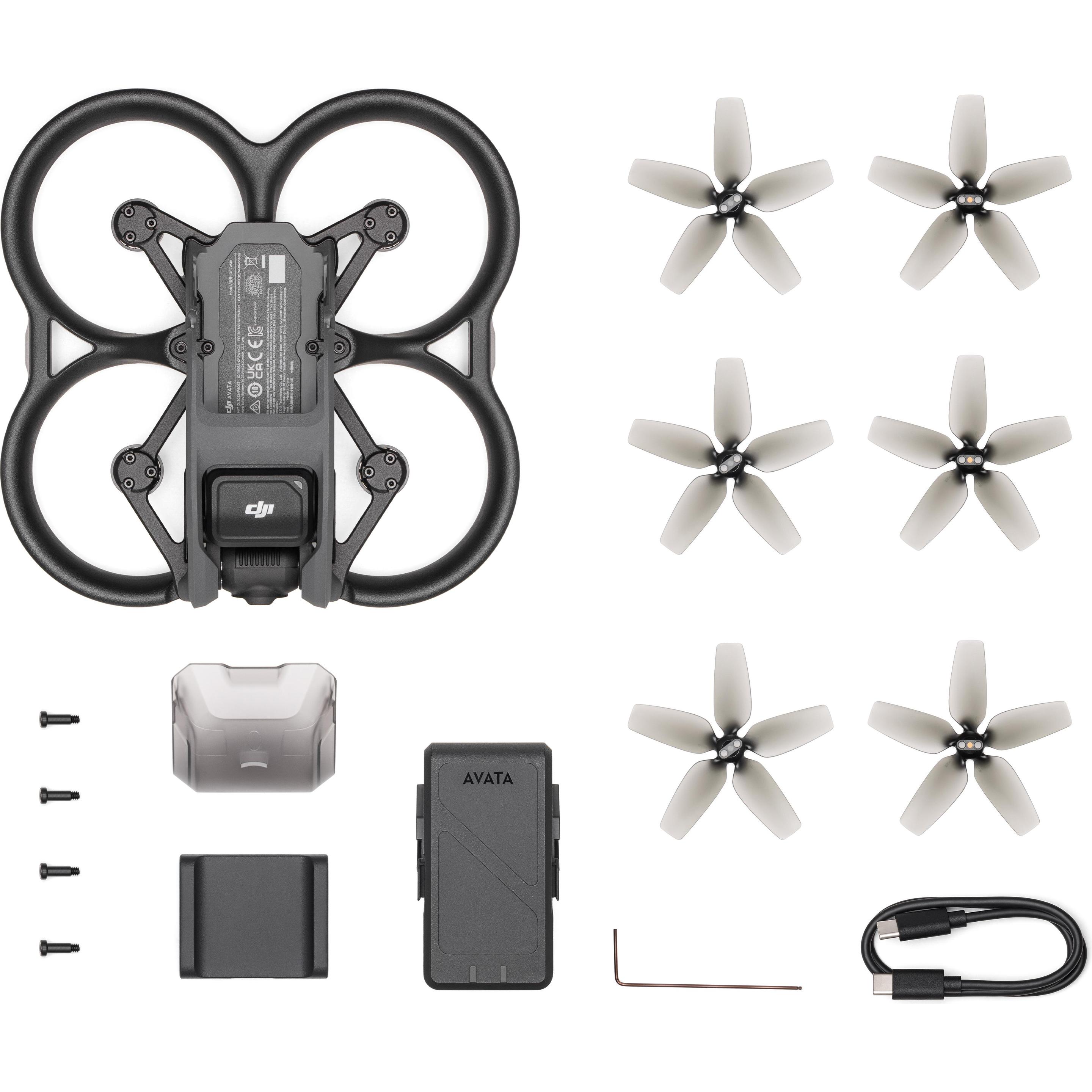 DJI Avata (18 min, 410 g, 48 Mpx), Drohne, Grau