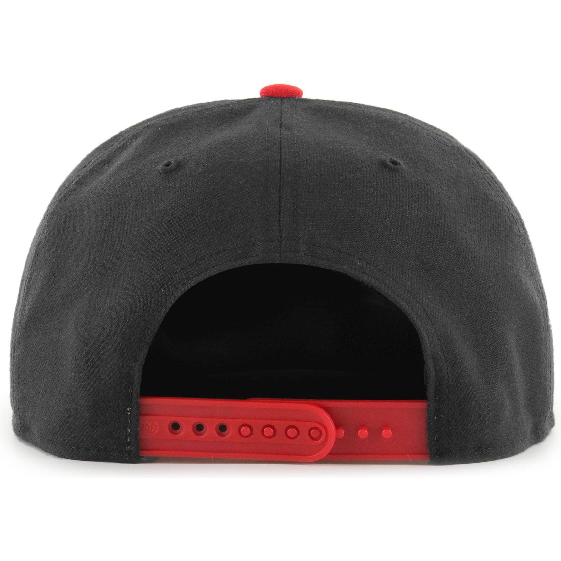 Thumbnail - 47 Brand, Herren, Cap, Snapback Captain Cap - ELEMENT Chicago Blackhawks, Schwarz