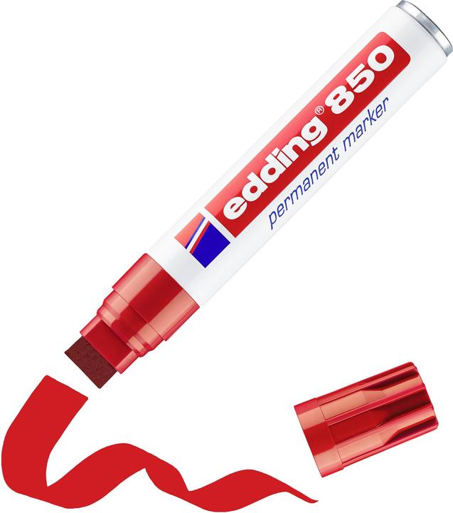 Produktbild Edding Permantenmarker 850 rot (1 x)