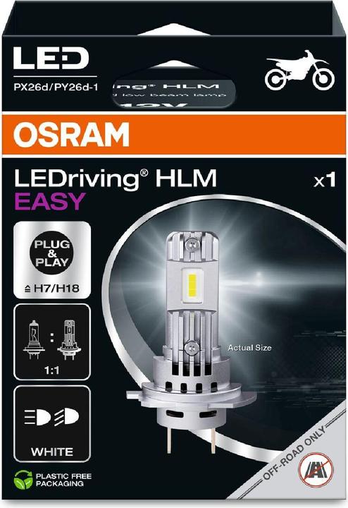 Image du produit Osram Lampe LED (H18, H7)