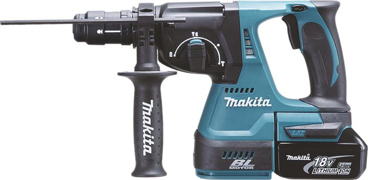 Makita Martello perforatore e martello DHR243RTJ, 2 batterie (Batteria ricaricabile)