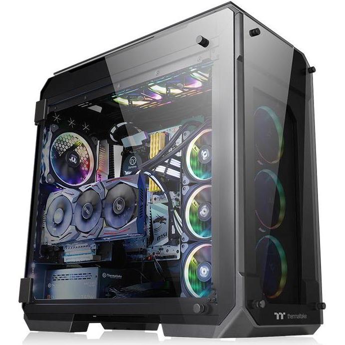 Thumbnail - Thermaltake View 71 TG (ATX, mATX, Mini-ITX, E-ATX), PC Gehäuse, Schwarz