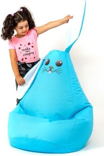 Productafbeelding Go Gift Sako tas kruk konijn blauw XXL 140 x 100 cm