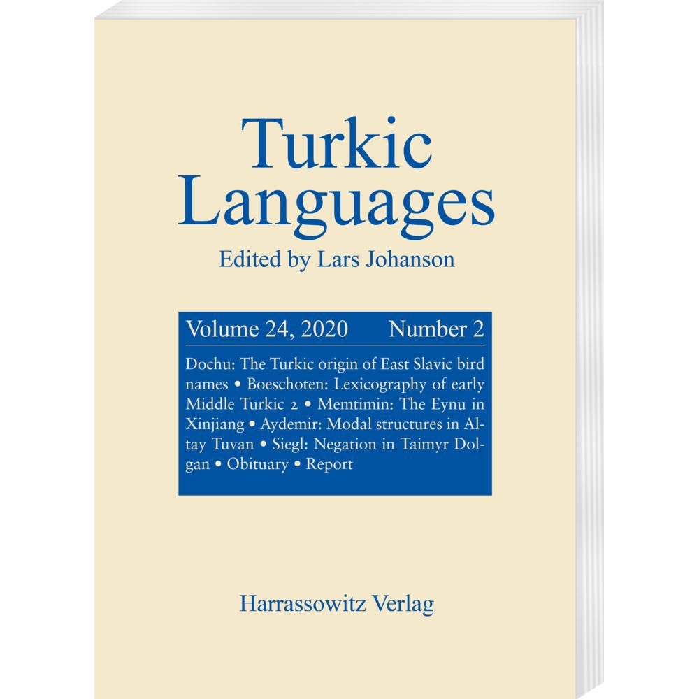 Turkic Languages 24 (2020) 2, Fachbücher von Lars Johanson