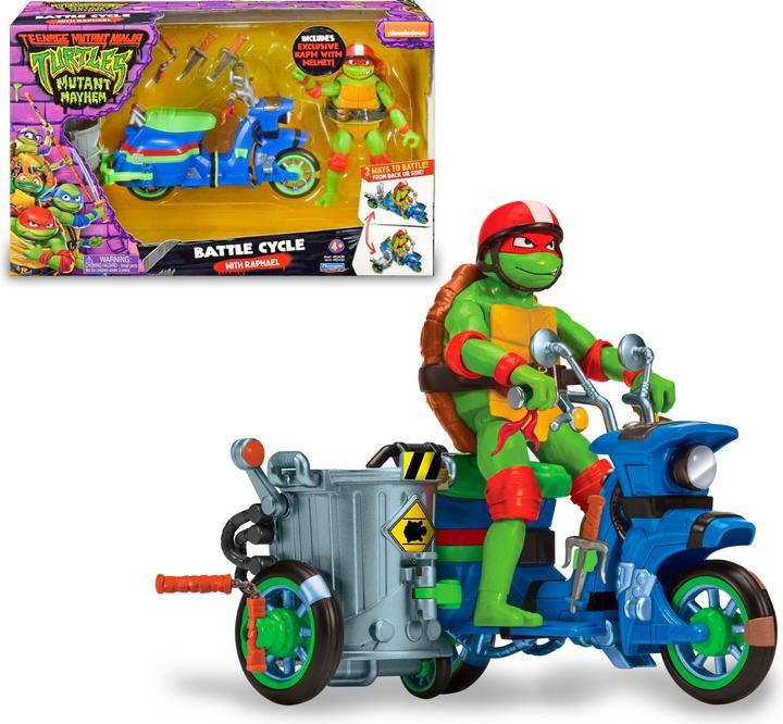 Image du produit Little Tikes Tortues Ninja - Vehicule deluxe avec figurine 12 cm - Raphael