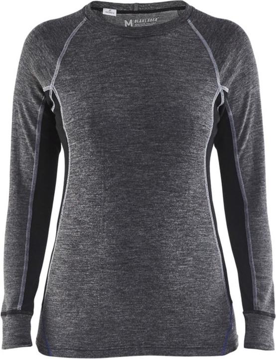 Actual product image Blakläder Ladies' vest WARM grey / black (XXL)