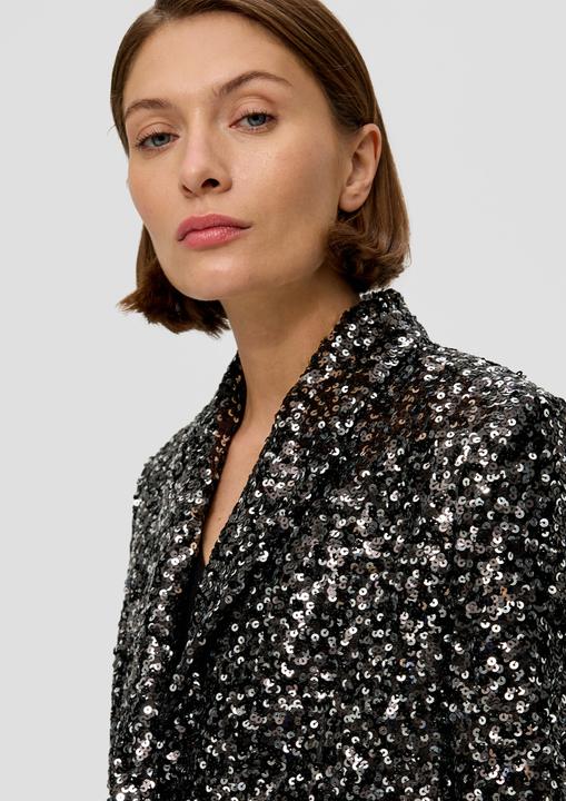 Immagine prodotto s.Oliver Klassischer Blazer mit Pailletten (36)