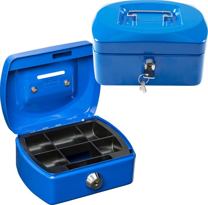 Image du produit Idena Caissette à monnaie Mini 125x95x60mm, bleu