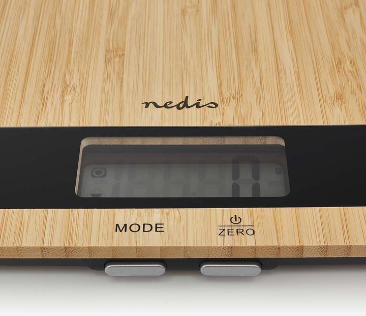 Actual product image Nedis Kitchen Scales Digital Wood/Plastic Wood Wood
