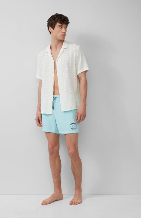 Produktbild S.Oliver Badehose Badeshorts mit Artwork und Eingrifftaschen (XL)