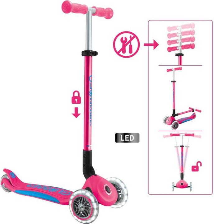 Actual product image Globber Mini Primo Foldable Plus s Fuchsia