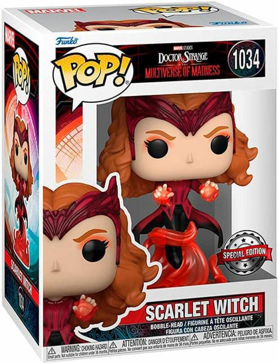 Actual product image Funko Pop! Dr Strange 2 : Scarlet Witch (1034) EXM
