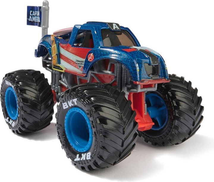 Immagine prodotto Monster Jam Confezioni singole Marvel 1:64 - Capitan America