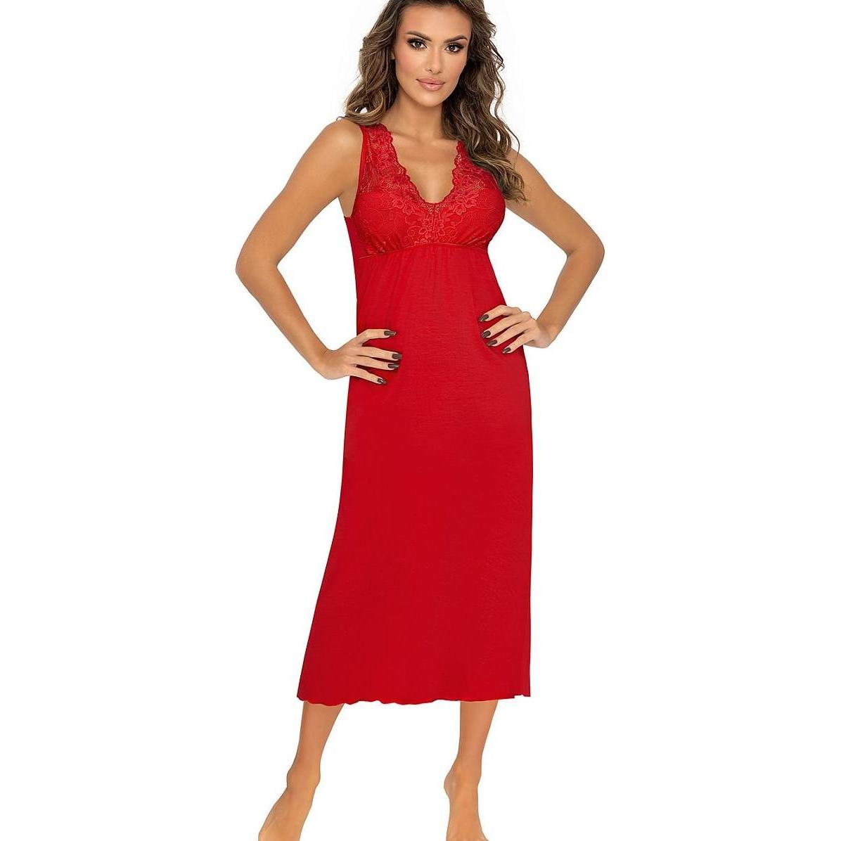 Donna, Pyjama, Nachthemd, Rot, (42)