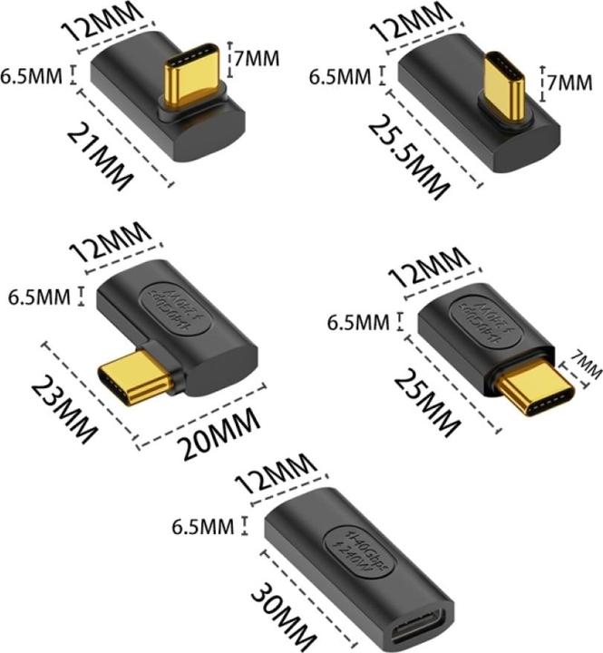Actual product image PowerGuard USB C – USB C Adapter (USB 4.0, 240 W)