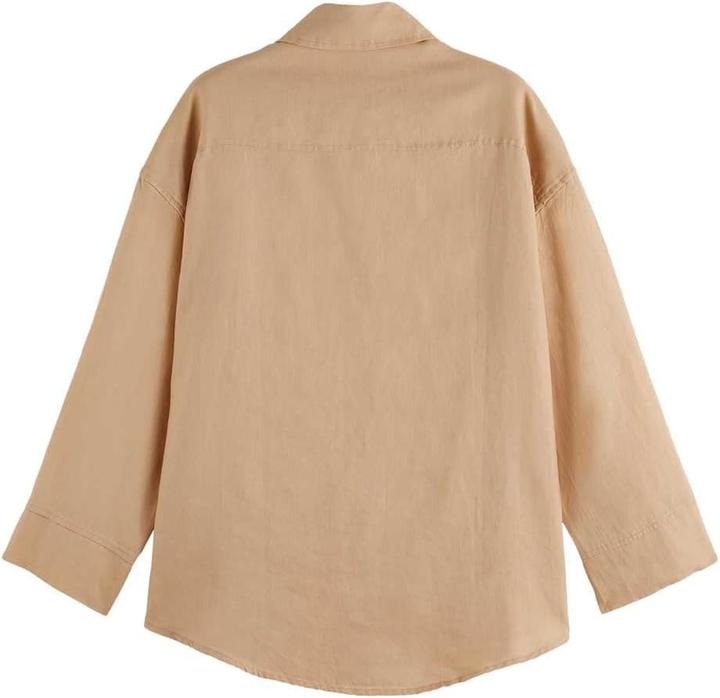 Immagine prodotto Scotch & Soda Camicia di Lino a Maniche Lunghe (38)