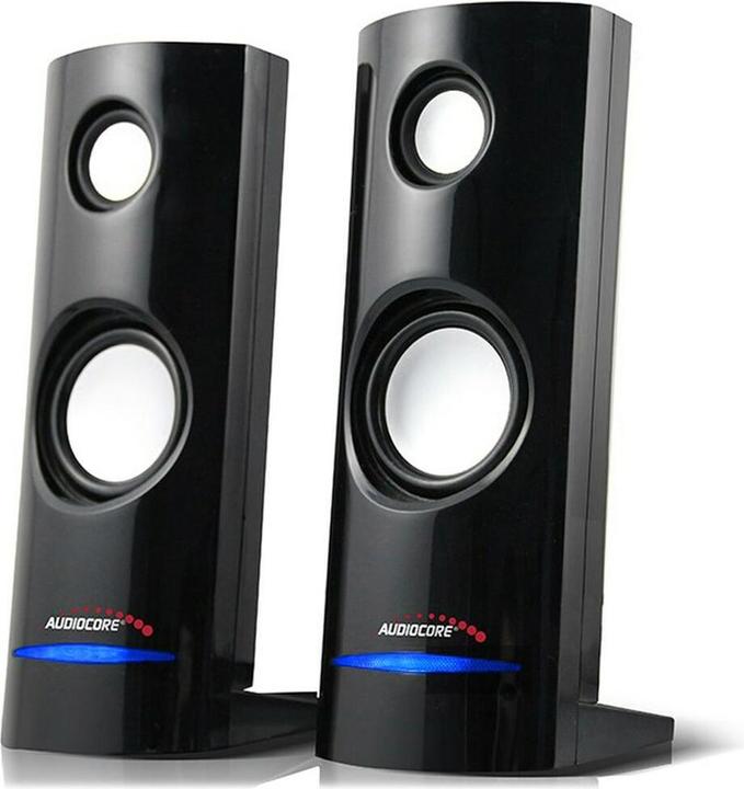 Audiocore AC860 loudspeaker 2-way Black Wired