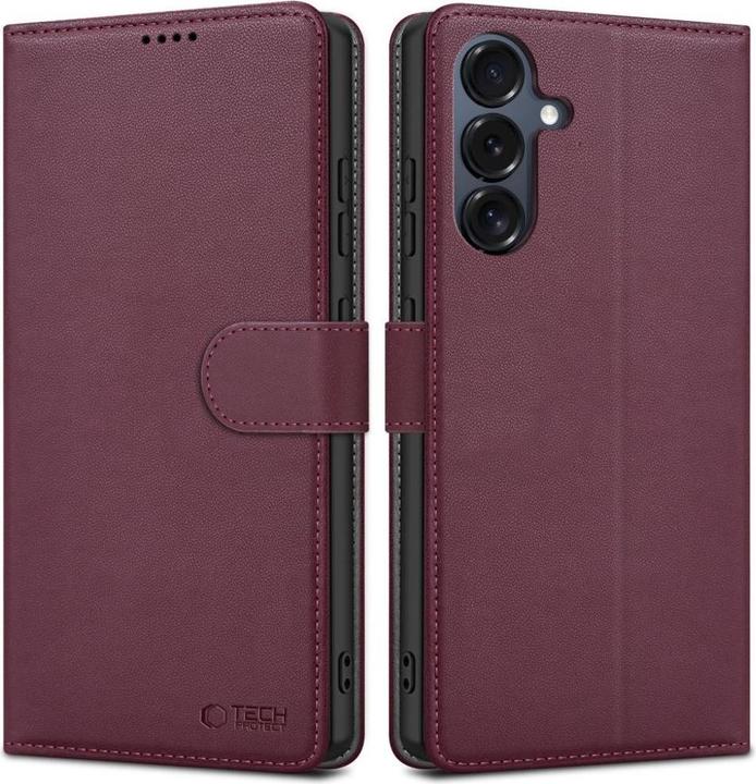 Image du produit Tech-Protect Wallet Case for Samsung Galaxy A16 4G / 5G - Burgundy (Samsung Galaxy A16)