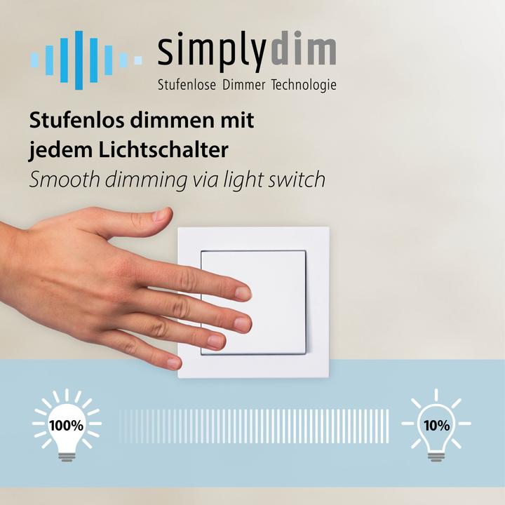 Produktbild Just Light LED Deckenlampe MIKADO dimmbar über Wandschalter, warmweiss 3000k (4250 lm)