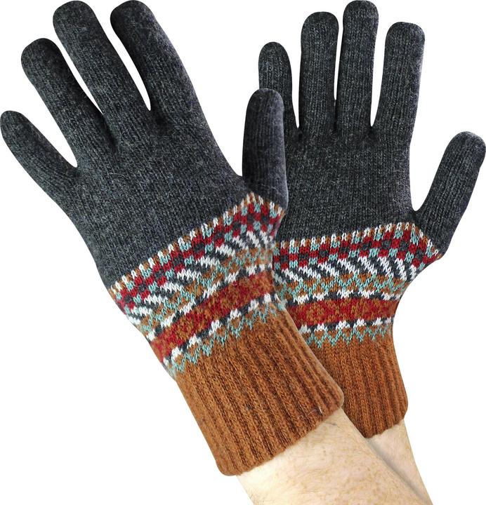 Sock Snob Wollhandschuhe | Winterliche süsse Fairisle-Handschuhe (One Size)