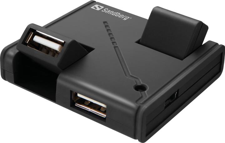 Produktbild Sandberg USB Hub 4 ports USB2.0 Ueberlastungsschutz A-B Kabel inkludiert (USB-A, 4 Ports)