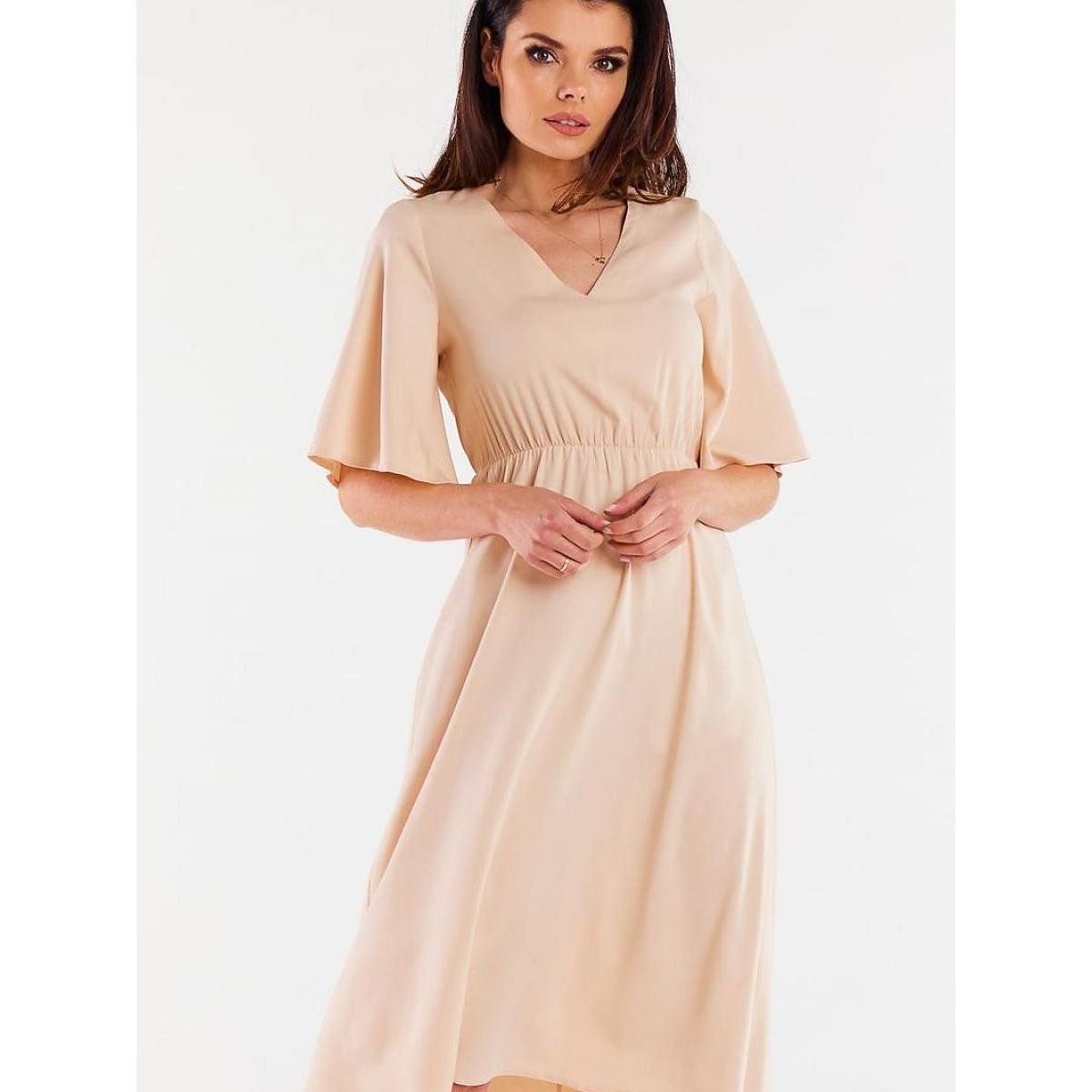 Thumbnail - Awama, Damen, Kleider, Alltagskleid, Beige, (L)