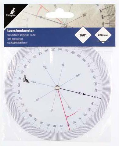 Produktbild Kangaro Kurswinkelmesser Transparent