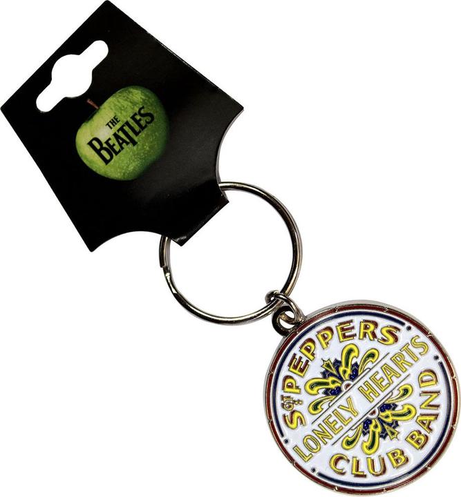 Actual product image Rock Off The Beatles Metall Schlüsselanhänger Logo Drum