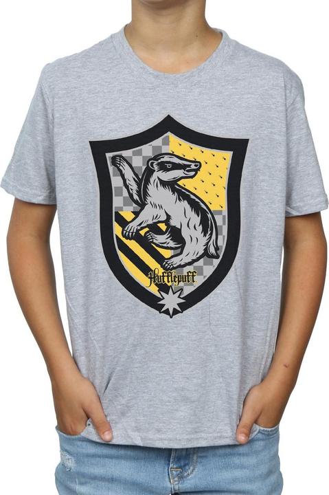 Produktbild Hufflepuff Crest Flat TShirt Jungen (152, 158)