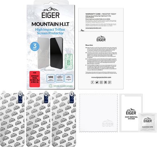 Actual product image Eiger Display-Folie (3er-Pack) Mountain H.I.T Clear (3 pcs., Google Pixel 10 Pro XL)