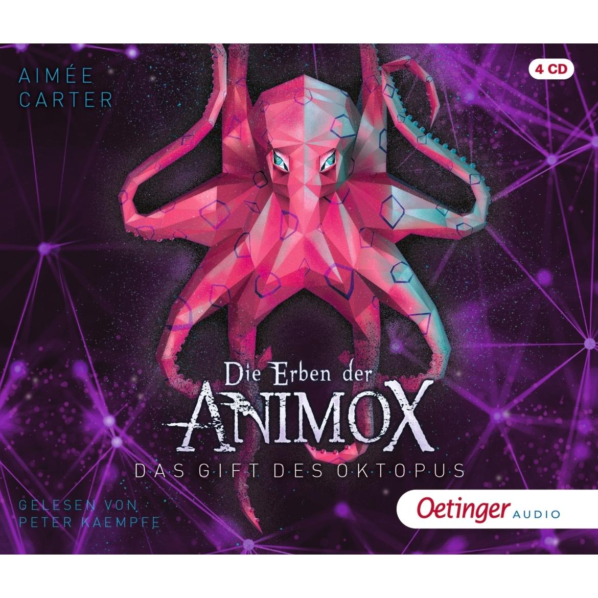 Thumbnail - Die Erben der Animox 2. Das Gift des Oktopus, Hörbücher von Aimée Carter, Peter Kaempfe, Frauke Schneider, Ilse Layer, U...