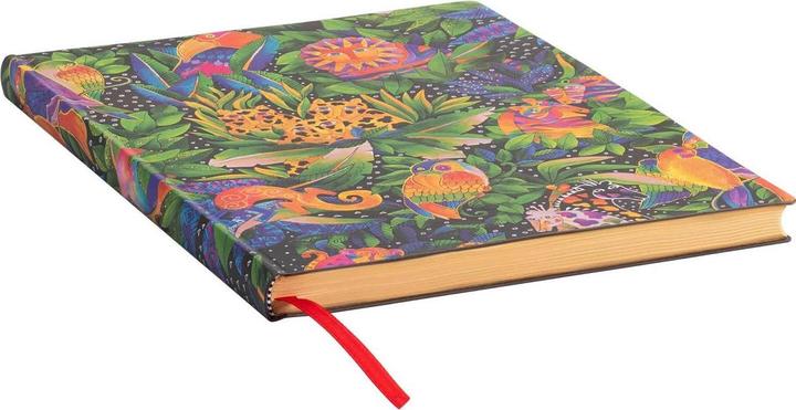 Image du produit Paperblanks Carnet de notes Jungle Song 18 x 23 cm, Ligné, Multicolore (18 x 23 cm, À rayures, Couverture souple)