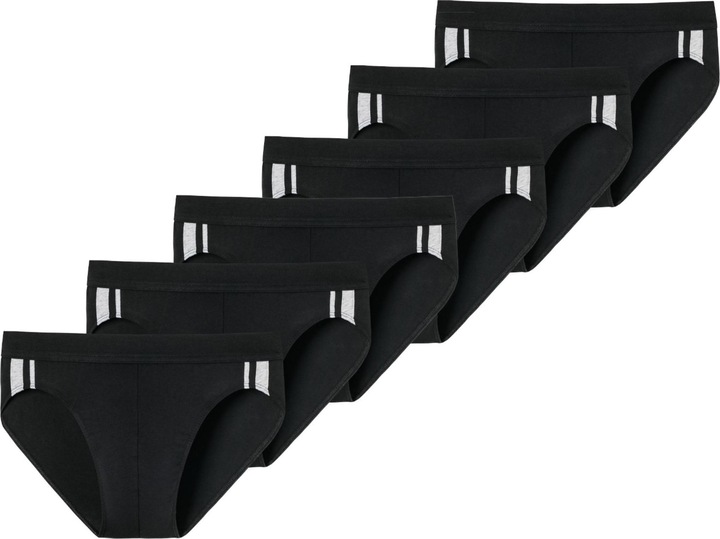 Produktbild Schiesser 6er Pack - 95/5 Stretch - Organic Cotton Rio-Slip / Unterhosen (M, 6er Pack)